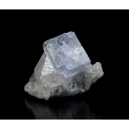 Fluorite on Calcite La Viesca M03987